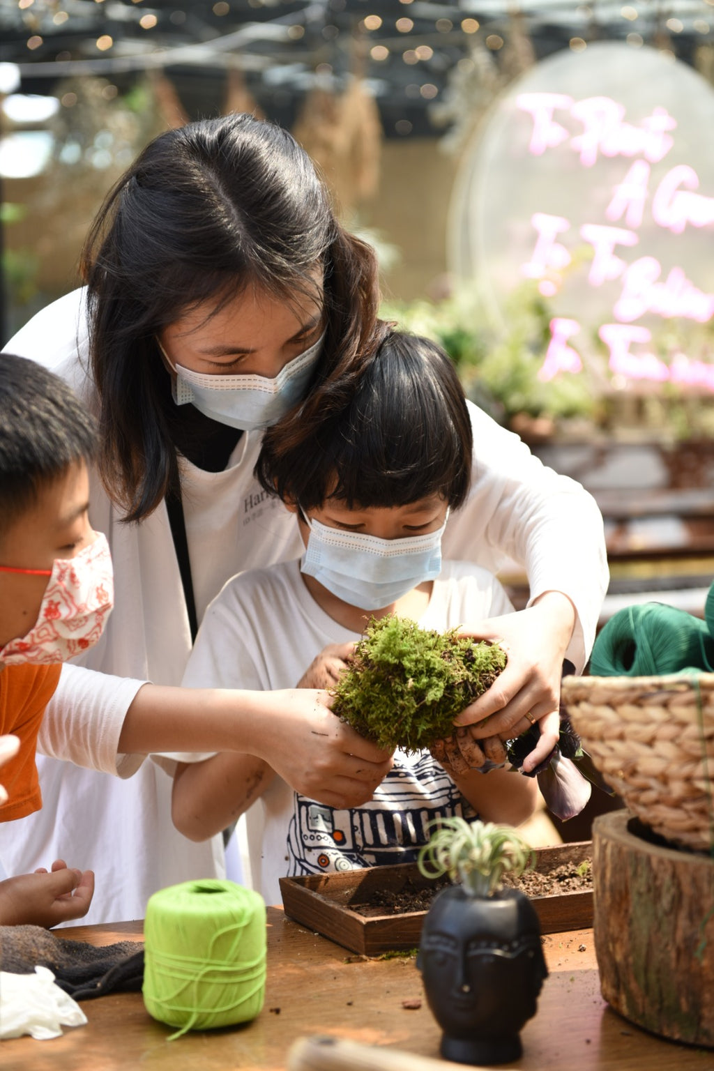 Botanic Union Forest Healing Workshop "Japanese Kokedama Moss Jade Ball Workshop"